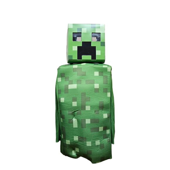 Mojang Other - Creeper Deluxe Child Halloween Costume Size Large 10/12 (NO Pants)